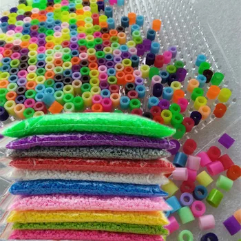 50 spalvų daugiau 8000pcs 5mm hama karoliukai perles a repasser karoliukai EVA mergina dovana vaikams, suaugusiems saugiklis granulių 