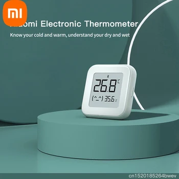 Naujas XIAOMI MIJIA Elektroninis Termometras su Drėgmėmačiu Bluetooth Drėgmės Jutiklis Skaitmeninis LCD Ekranas Smart Buityje Termometras APP