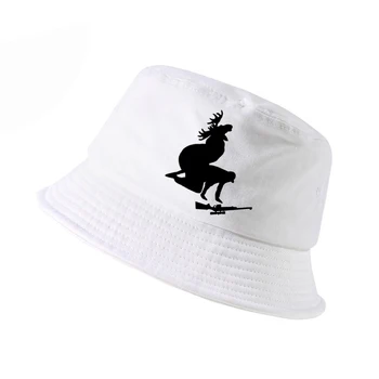 Naujas Mados Briedžių Medžioklės kibiro kepurę vyrų, moterų, medvilnės k pop panama žvejys skrybėlę lauko medžioklės, žvejybos hat
