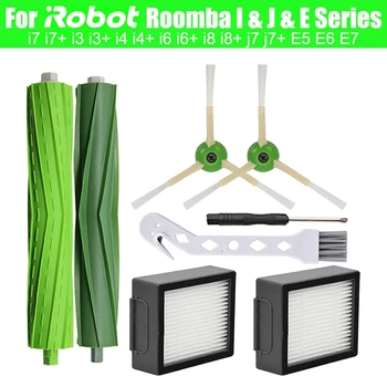 Atsarginės Dalys Irobot Roomba I7 I3 I4 I6 I8 J7 E5 E6 E7 Robotas Dulkių siurblys Pagrindinėje Pusėje Šepetys HEPA Filtras