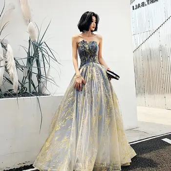 Hong Hu Oficialų vakarinę Suknelę 2022 Naujas Vamzdis Viršuje China Elegantiškas Bridesmaid Priimančiosios Suknelė Ninang Vestuvių Moterų Suknelė