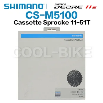 Nauja Shimano Deore M5100 Kasetės Sprocke CS-M5100 Laisva Kalnų Dviračių MTB 11-greitis 11-51T 11-42T