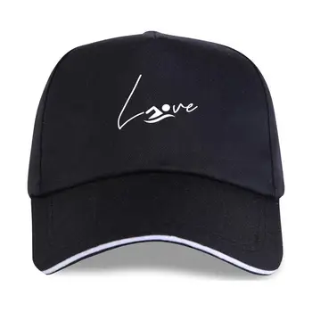 naujoji bžūp skrybėlę širdies Plakimas aš Myliu Plaukimo Plaukti Plaukikas Juokinga Unisex Grafinis Mados 2021 Medvilnės Beisbolo kepuraitę Harajuku T-shir