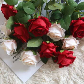 NAUJAS Romantiškas Graži Rožė, Filialas, Dirbtinio Šilko Gėlių 