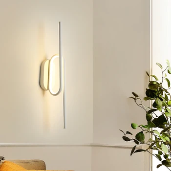 Dekoratyvinis Naktį Lempa LED Sieniniai Šviestuvai Patalpose Namų Rungtynių Sienų apšvietimo Sconce Blizgesio Modernus Miegamojo Lubų Šviesos Šviestuvas Paprasta