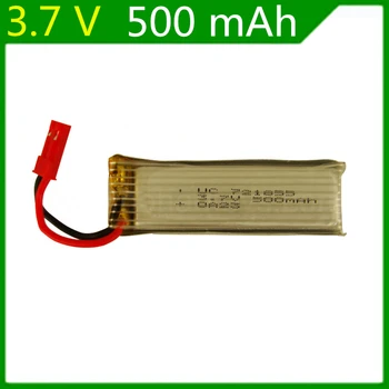 3.7 V, 500 mah Nuotolinio valdymo plokštuma, 3.7 V, 500 mah ličio baterija DĻSV plug 721855