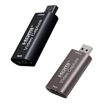 HD 1080P Vaizdo įrašymo Kortelė, USB 3.0-2.0 HDMI Video Grabber Įrašyti Langelį PS4 Žaidimas, DVD Vaizdo Kameros Įrašymo Live Transliacijos