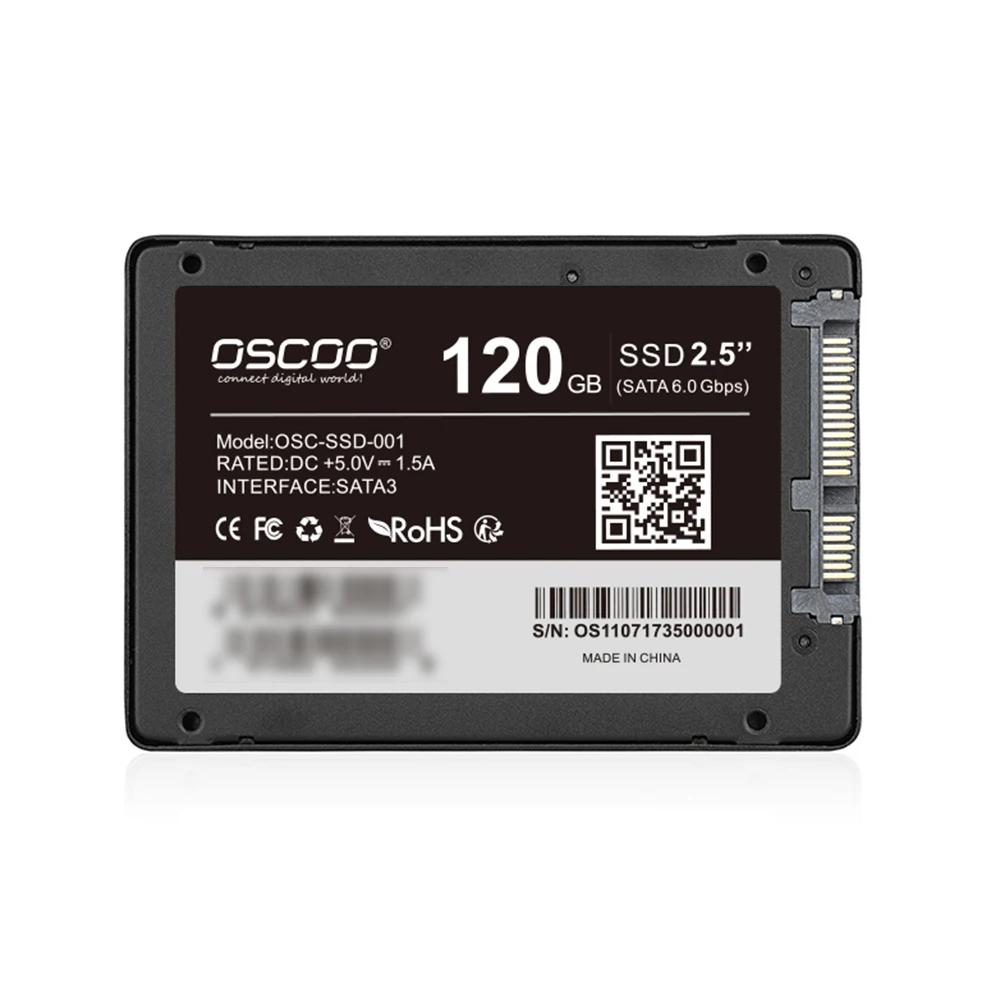 OSCOO SSD Kietąjį Diską, 2.5 colių SATAIII SSD Kietąjį Diską Solid State Drive 120GB 240GB Super Greitai Greitis Kompiuteris, Nešiojamas KOMPIUTERIS Nuotrauka 4
