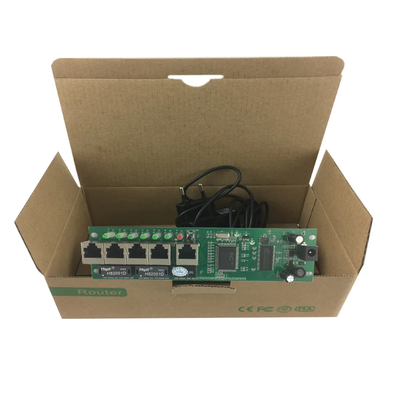 OEM Mini dydžio pažangios laidinio paskirstymo dėžutė 5-port router moduliai OEM pcb modulis 192.168.0.1 vielos kelvedžio gamintoją Nuotrauka 4