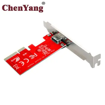 Jimier Chenyang PCI-E 3.0 Express 4.0 x4, kad Oculink Išorės SFF-8612 SFF-8611 Host Adapter PCIe SSD su Laikikliu