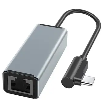 USB C Ethernet Adapter RJ45 Tinklo ilgintuvas C Tipo Konverteris Nešiojamųjų kompiuterių 