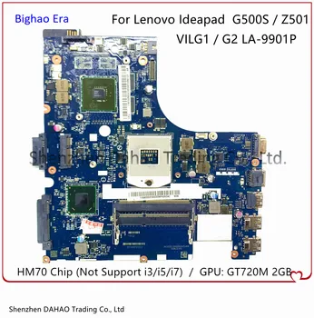 Lenovo Ideapad Z501 G500S Nešiojamojo kompiuterio pagrindinę Plokštę Su HM70 Chip GT720M 2G-GPU LA-9901P Mainboard 100% Patikrinta (Ne Remti i3/i5)