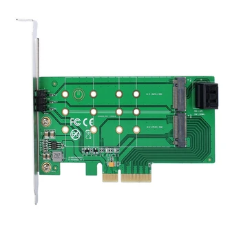 Pcie X 4 NGFF(Pcie) Nvme SSD, SATA 2 X NGFF(SATA) Adapterio plokštę Klavišą M/B Klavišą, Kortelės Adapteris