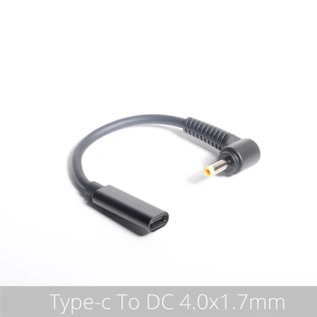 USB 3.1 C Tipo USB Female į DC 4.0*1.7 Vyrų Galia Įkroviklis Adapteris Jungties Adapteris, skirtas 