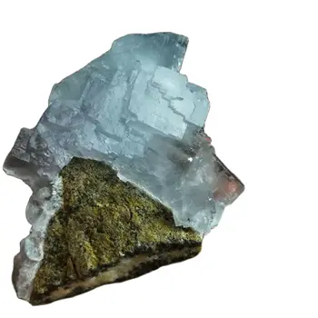 151.6 gNatural jūros mėlyna rock cukraus fluorito mineralinių egzempliorių, namų baldai