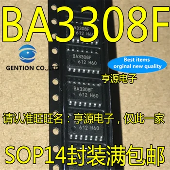 10vnt BA3308 BA3308F BA3308F-E2 SOP-14 Garso stiprintuvo mikroschema sandėlyje 100% nauji ir originalūs