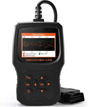 OBD2 Skaneris Automobilių Kodas Reader Scan Diagnostikos Įrankis, su padidintu Kodas Apibrėžimą ir Modernizuotos Diagrama Baterijos Būseną