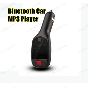 Automobilio MP3 Grotuvas BluetoothHandsfree FM Siųstuvą Su Nuotolinio Valdymo HD Loosless + LCD Ekranas + Parama TF Lizdas