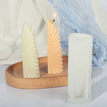 Pusė Troškinti Žvakė Silikono Formų Aromaterapija Muilo Gipso Žvakių Liejimo 