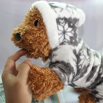 Pet Drabužiai, Šunų Rūbai Kalėdų Mažylis keturkojis Medvilnės Kailis одежда для собак зима Šunų Drabužius Koralų Vilnos куртка для собак