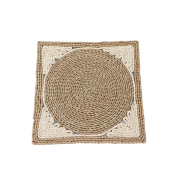 Pucao kilimų sielovados šiaudų kilimėlis tatamio jogos bay lange meditacija meditacija kilimėlis Kukurūzų lukštų dalyje