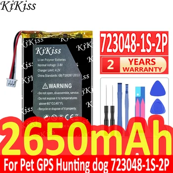 2650mAh KiKiss Galinga Baterija 723048-1S-2P Pet GPS medžioklinis šuo 723048 compatibile con Tek 1.0