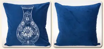 50x50cm derliaus vaza siuvinėjimo pagalvėlė padengti pagalvės užvalkalą dekoratyvinis dangtelis mesti pagalvę namų dekoro