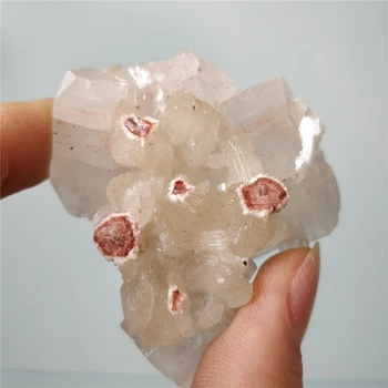 Natūralus Mineralinis crystal Pavyzdys Grubus Apophyllite Kristalų Sankaupos apdaila