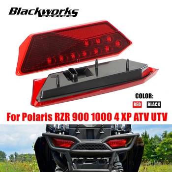LED Uodegos Šviesos Signalas, Šviesos, Galinis Stabdžių Žibintas Kairėje ir Dešinėje, Polaris RZR 900 1000 4 XP ATV UTV Lengvas Montavimas Raudona/Juoda