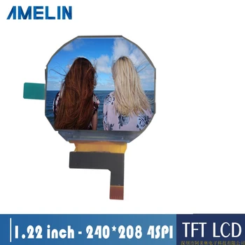 1.22 colių TFT LCD ekranas 240*208 rezoliucija 4SPI sąsaja su touch