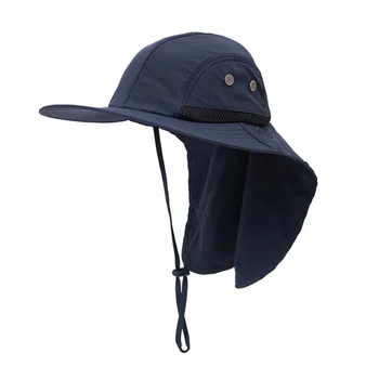 Moterų, Vyrų, Vasaros Pėsčiųjų Žvejybos Hat Lauko Sportas Saulės UV Apsauga Kaklo, Veido Flap Kepurė Reguliuojamas Kepurės