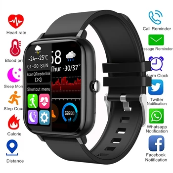 2021 Smart Watch Vyrų, Moterų Širdies ritmo Fitness Tracker Apyrankę Žiūrėti 