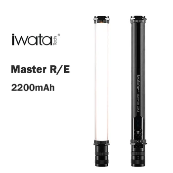 IWATA Meistras R E Nešiojamą RGB Spalvinga Full ledo Stick 16w LED Vaizdo Šviesos, OLED Ekranas su 2200mAh įmontuota Baterija