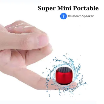 IPX5 atsparumas Vandeniui Mini Portable Bluetooth Speaker Metalo HiFi TWS Sujungimo Super Mažas Plieno Stereo Belaidžio Garsiakalbio Karšto