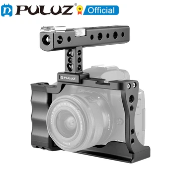 PULUZ Vaizdo Kamera Narve Stabilizatorius Canon EOS M50 DSLR Sony A6600 / ILCE-6600 vaizdo Kameros Stabilizatorius su Rankena Rankena