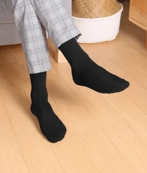 4 poros pavasarį ir vasarą plonas vyriškos kojinės juodos antibakterinis dezodoruojantis drėgmės wicking kojinės smart home