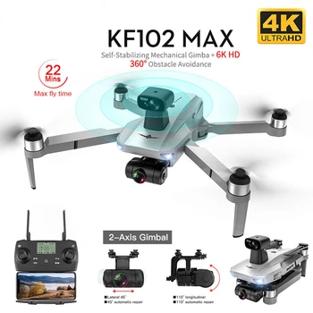 Drone 4K Profesional su HD Kamera 5G WiFi GPS 2-Ašis, Anti-Shake, Gimbal Quadcopter Brushless Mini Dron 4k