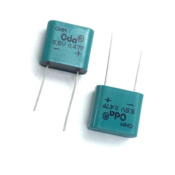 CHM Super Kondensatoriai CDA 5.5 V BŪTI 0,47 F DA Tipo Farrah CHM-5R5L474R-TWX SuperCapacitors Ultra Kondensatorius