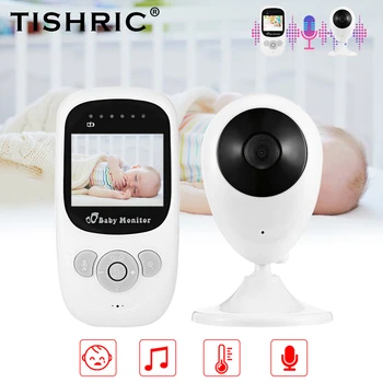 TISHRIC SP800 2,4 Colių Belaidžio Vaizdo Spalvų Kūdikio stebėjimo Kamera Naktinio VisionTemperature Stebėti Kūdikio Stebėjimo Įranga