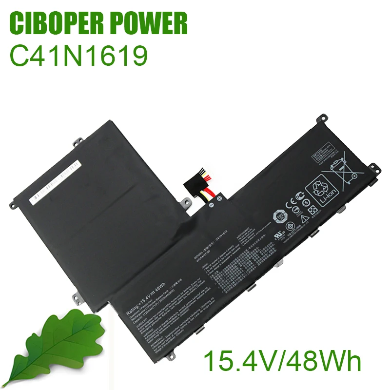 CP Originalus Laptopo Baterijos C41N1619 15.4 V 48Wh Pro B9440 B9440UA B9440UA-XS74 B9440UA-XS51 B9440UA7200 B9440UA7500 Nuotrauka 0