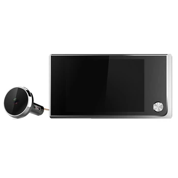 C01 3.5 Colių Skaitmeninis LCD 120 Laipsnių Akutė Viewer Foto Vaizdo Stebėjimo Elektroninių Cat Eye Kamera Doorbell Fotoaparatas