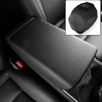 Už Tesla Model 3 2021 Oda Automobilių Porankiu Trinkelėmis Apima Auto Sėdynių Porankiai Lauke Pagalvėlės Juodos Porankiu Saugyklos Apsaugos Pagalvėlės