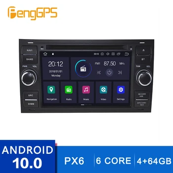 Android 10.0 Multimedia Stereo FORD FOCUS C-MAX, FIESTA, FUSION GALAXY TRANZITO 