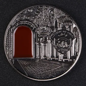 Kremliaus Antikvariniai Spalvos Medalis Amatų Palau 2012 Mineralinių Meno premiją pelnęs Progines Monetas