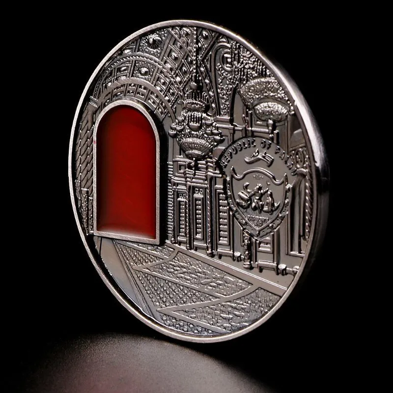 Kremliaus Antikvariniai Spalvos Medalis Amatų Palau 2012 Mineralinių Meno premiją pelnęs Progines Monetas Nuotrauka 1