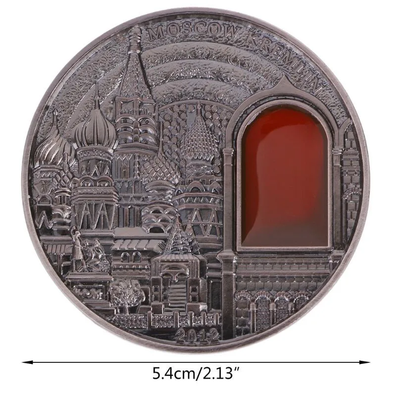 Kremliaus Antikvariniai Spalvos Medalis Amatų Palau 2012 Mineralinių Meno premiją pelnęs Progines Monetas Nuotrauka 5