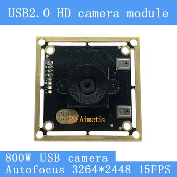 Stebėjimo kamera 8MP 15 k / s AF automatinis fokusavimas SONY IMX179 USB Kameros Modulis Mini Kamera palaiko garso