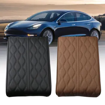 Automobilių Centriniu Porankiu Box Padėklas Porankiu Parama Atminties Medvilnės Stiprintuvas Padas Tesla Model 3 Model3 2016 - 2022 Priedai