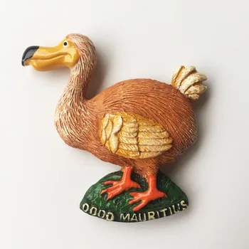 QIQIPP Mauricijus turizmo atminimo rankdarbių dodo magnetinis lipdukas šaldytuvas kūrybos kolekcija dekoratyvinis