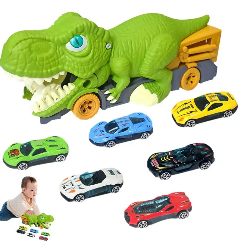 Dinozaurų Sunkvežimių Juokingas Žaislas Dinozauras Automobiliai Vaikams Dinozaurų Automobilių Dinozaurų Suryja Automobilių Tyrannosaurus Rex Dinozaurai Žaislas Automobilis Vaikams Nuotrauka 0